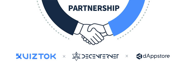 퀴즈톡, 디센터넷·댑스토어와 성공적 파트너십 위한 업무협약 체결