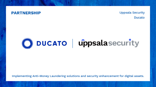 Uppsala Security signs partnership with DeFi company Ducato to build anti-money laundering solution and strengthen service security