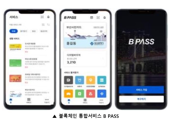 부산시, 블록체인 통합 서비스 앱 ‘비 패스(B PASS)’ 출시