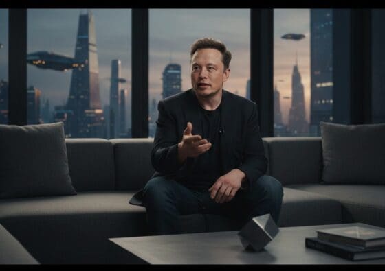 머스크, 다보스서 ‘풍요의 시대’ 제시… AI와 로봇이 해법