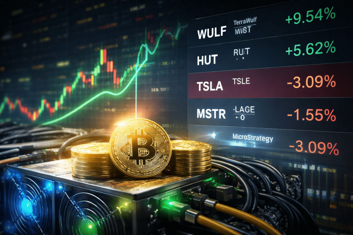[크립토스톡] 뉴욕증시 상승 속 테라울프·헛8 급등…테슬라·스트래티지는 조정